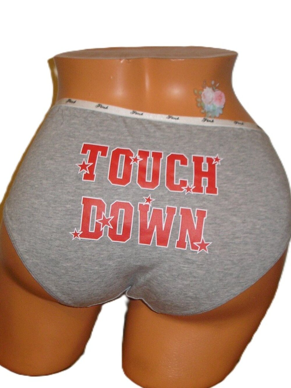 Victoria's Secret Pink - Football Touch Down Hipster Panties Lingerie,  Large